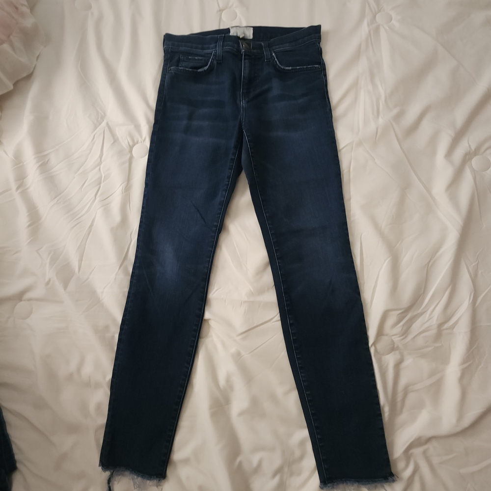 Current/Elliott Blue Skinny Jeans Sleek Fit